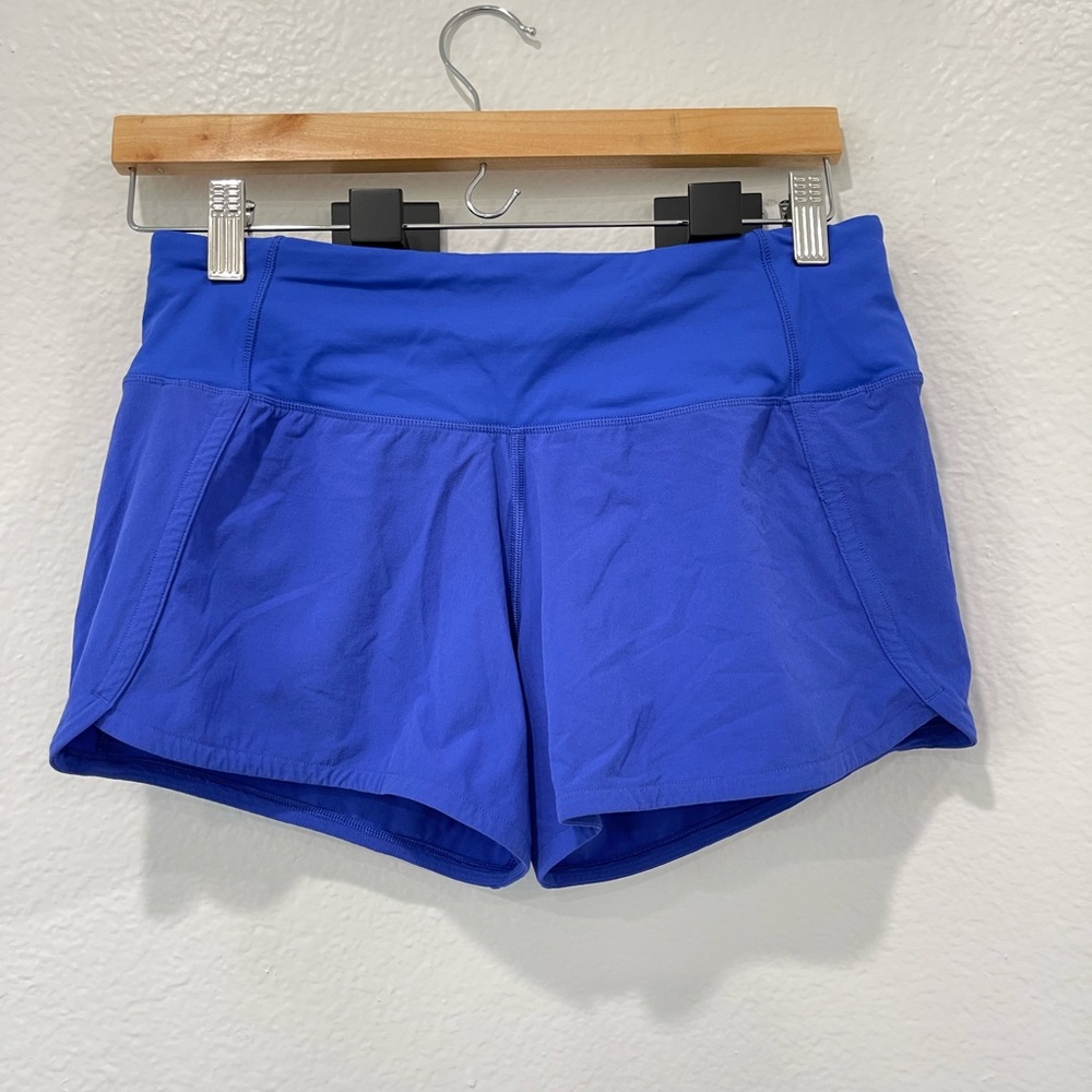 Blue Lululemon Running Shorts